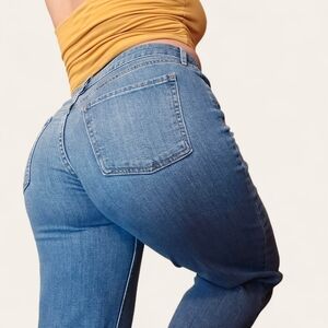 Old Navy 8×29 Wow High-rise Wide Leg Jean In New Moon 732609